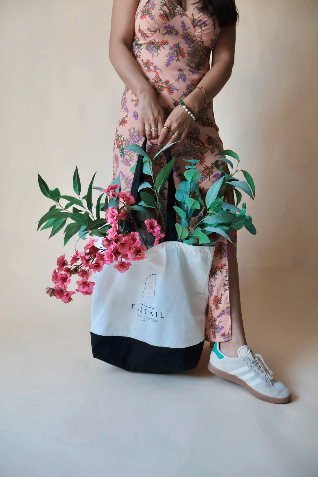 Floral Blush Maxi Dress
