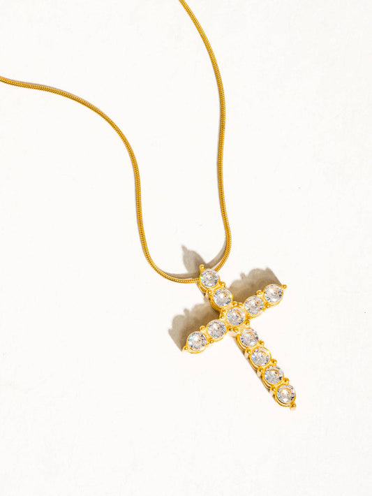Raeven Cross Necklace