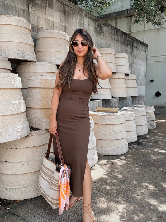 Cross Back Bodycon Dress