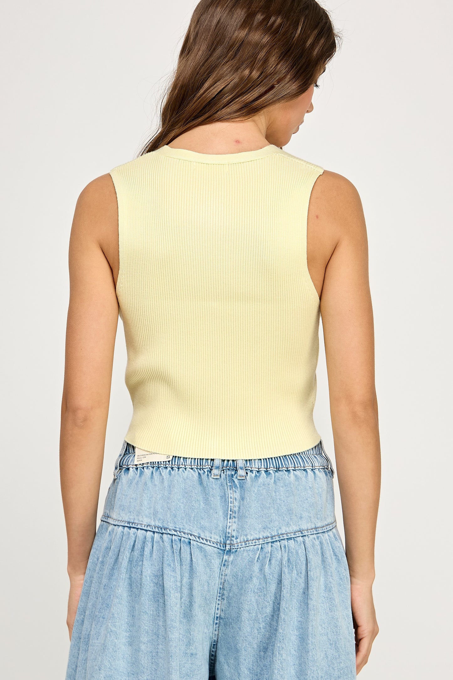 Butter Yellow Soft Vest