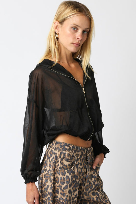 Cali Mesh Black Jacket