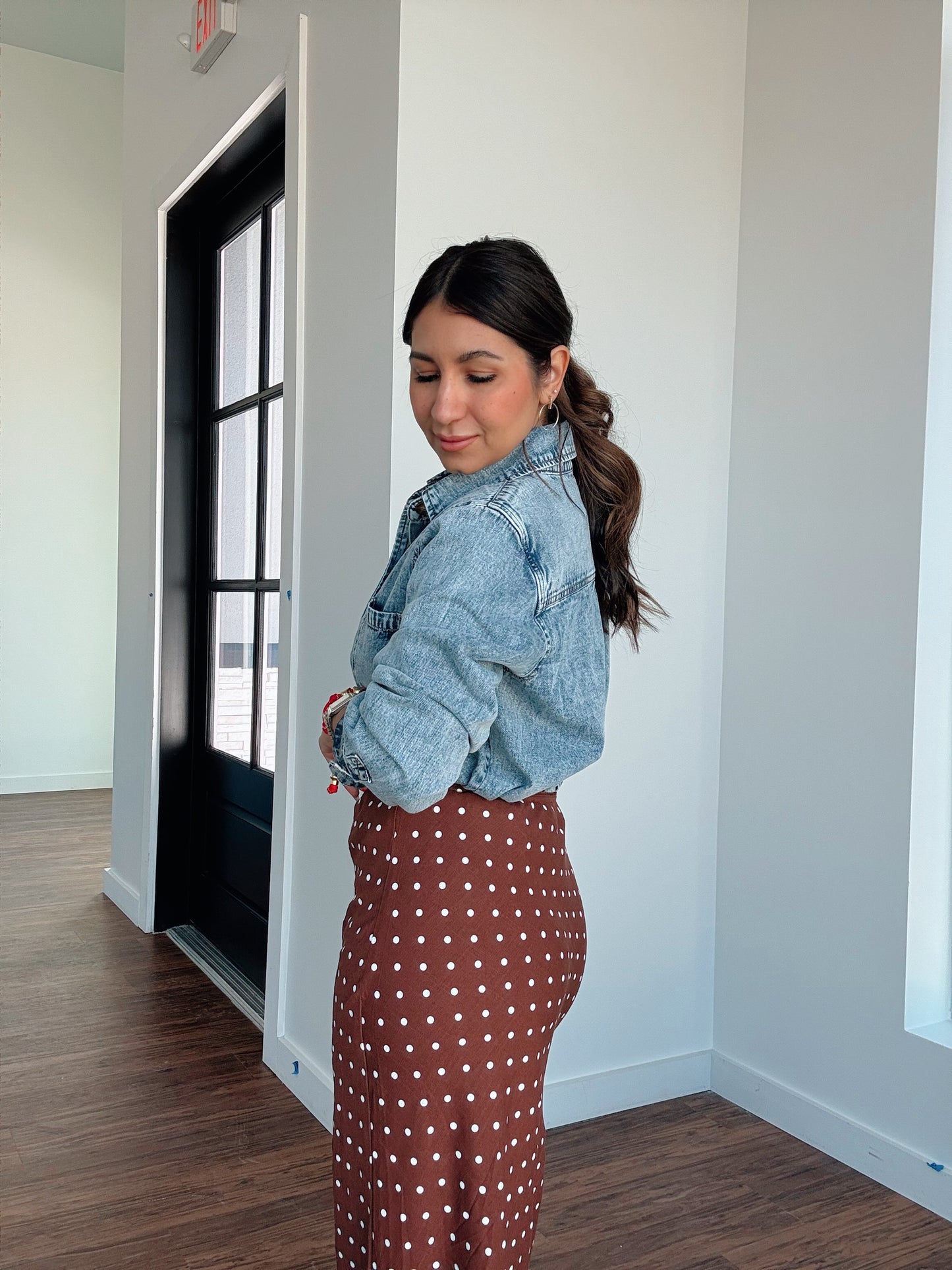 Charlotte Boxy Denim Shirt