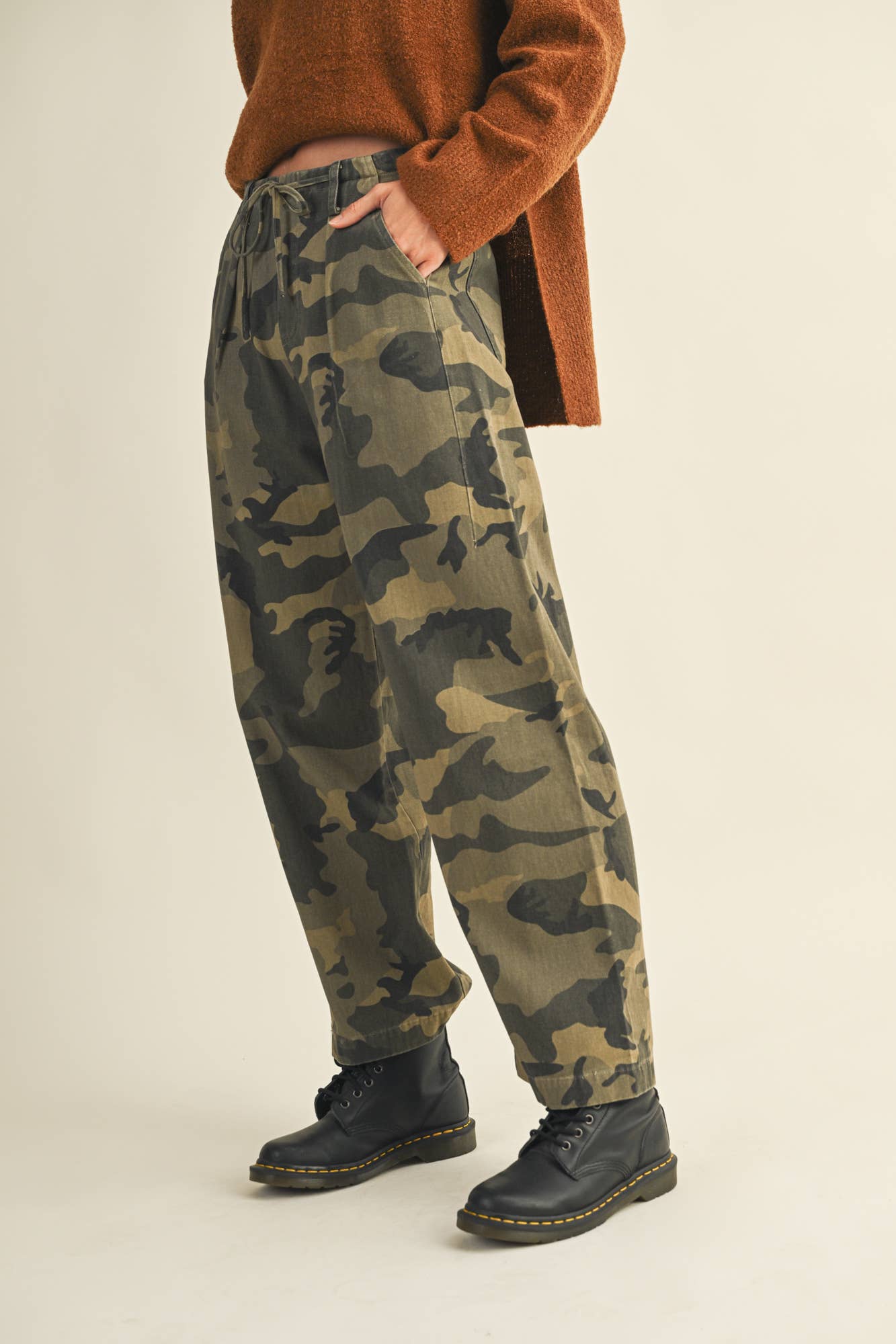 Camo Wide Leg Pants