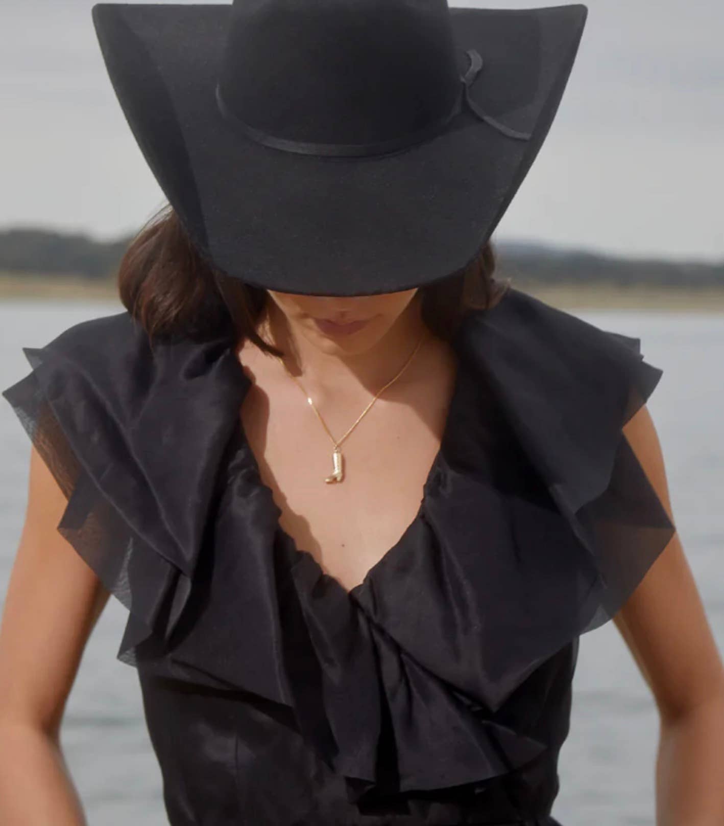 Boot Necklace 14K Stainless Steel