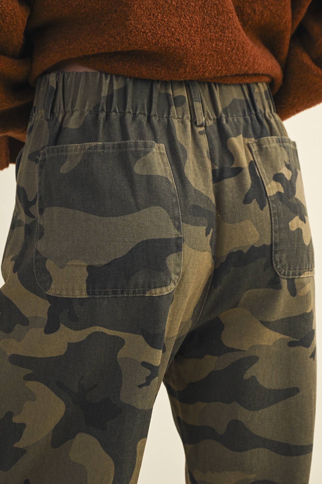 Camo Wide Leg Pants
