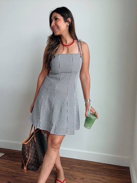 Gingham Mini Dress