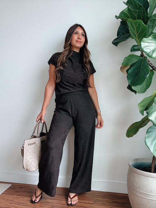 Chocolate Embossed Pants
