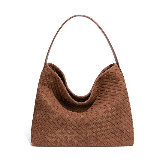Amar Camel Brown Woven Bag