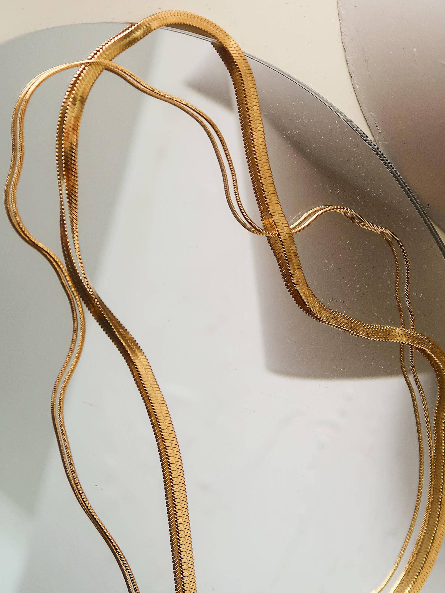 Jean Snake double Chain