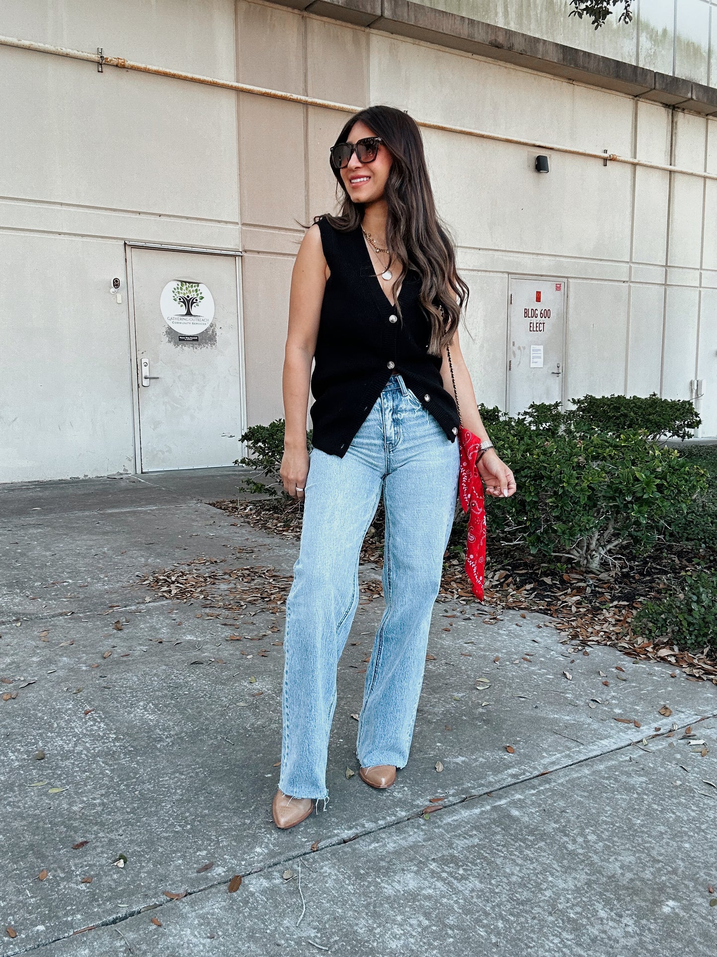 Clair Straight Wide Leg Jeans