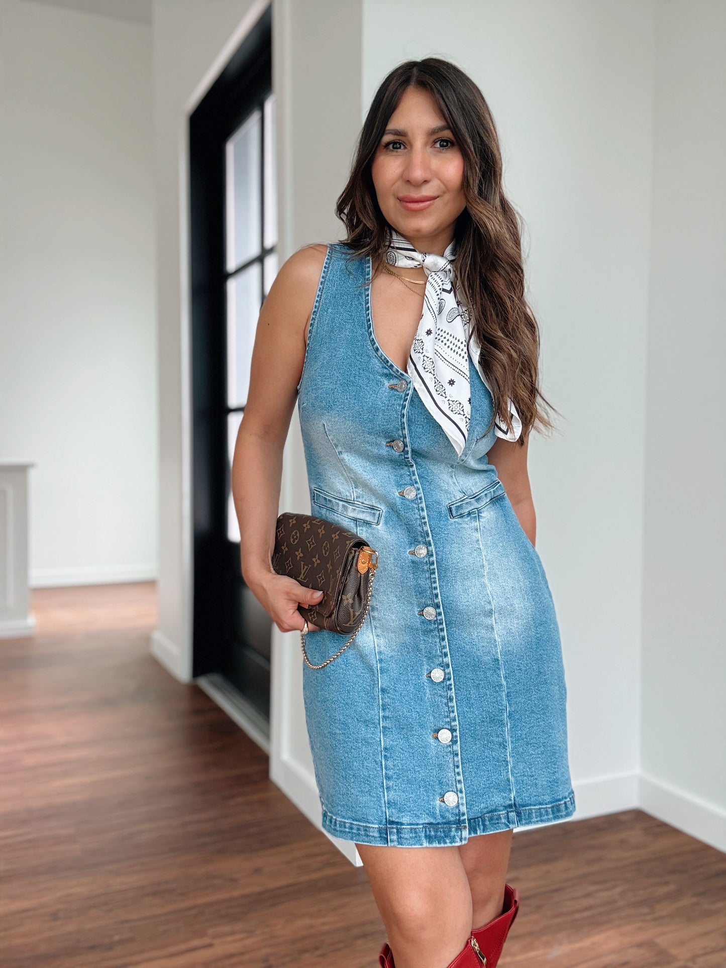 Leah Denim Dress