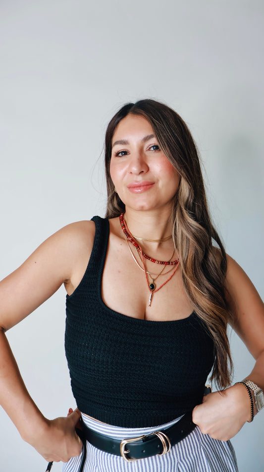 Rayna Crochet Crop Top