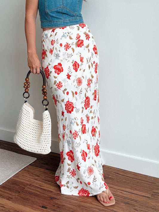 Garden Floral Slip Skirt