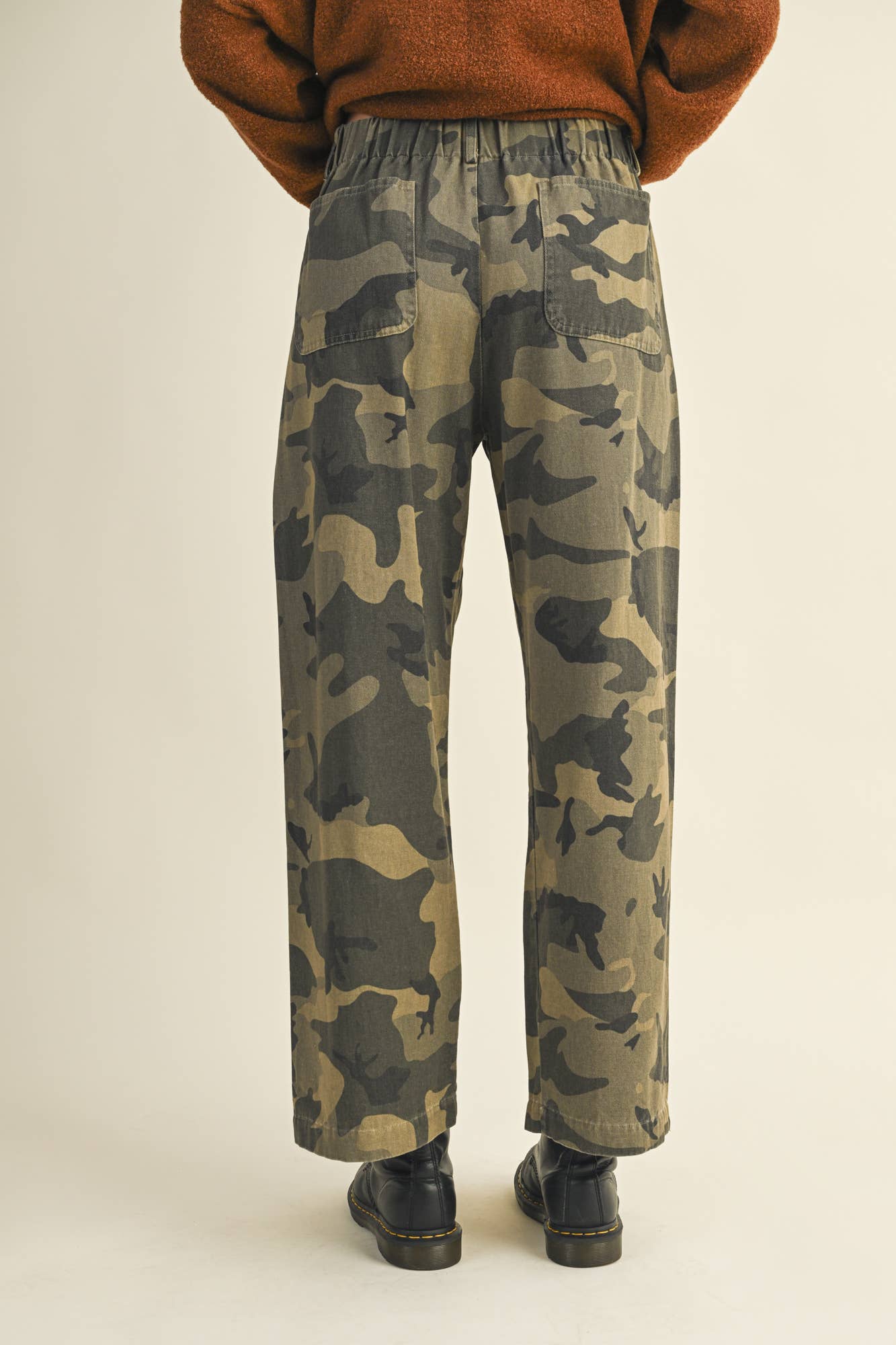 Camo Wide Leg Pants