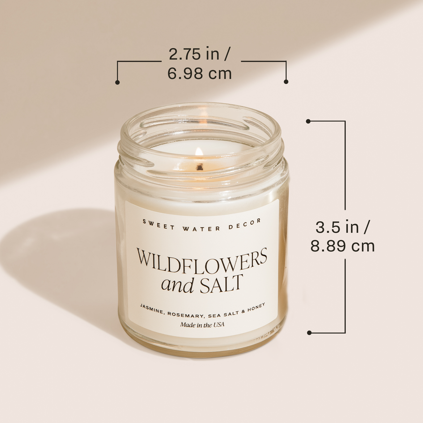 Wildflowers and Salt - 9 oz Soy Candle