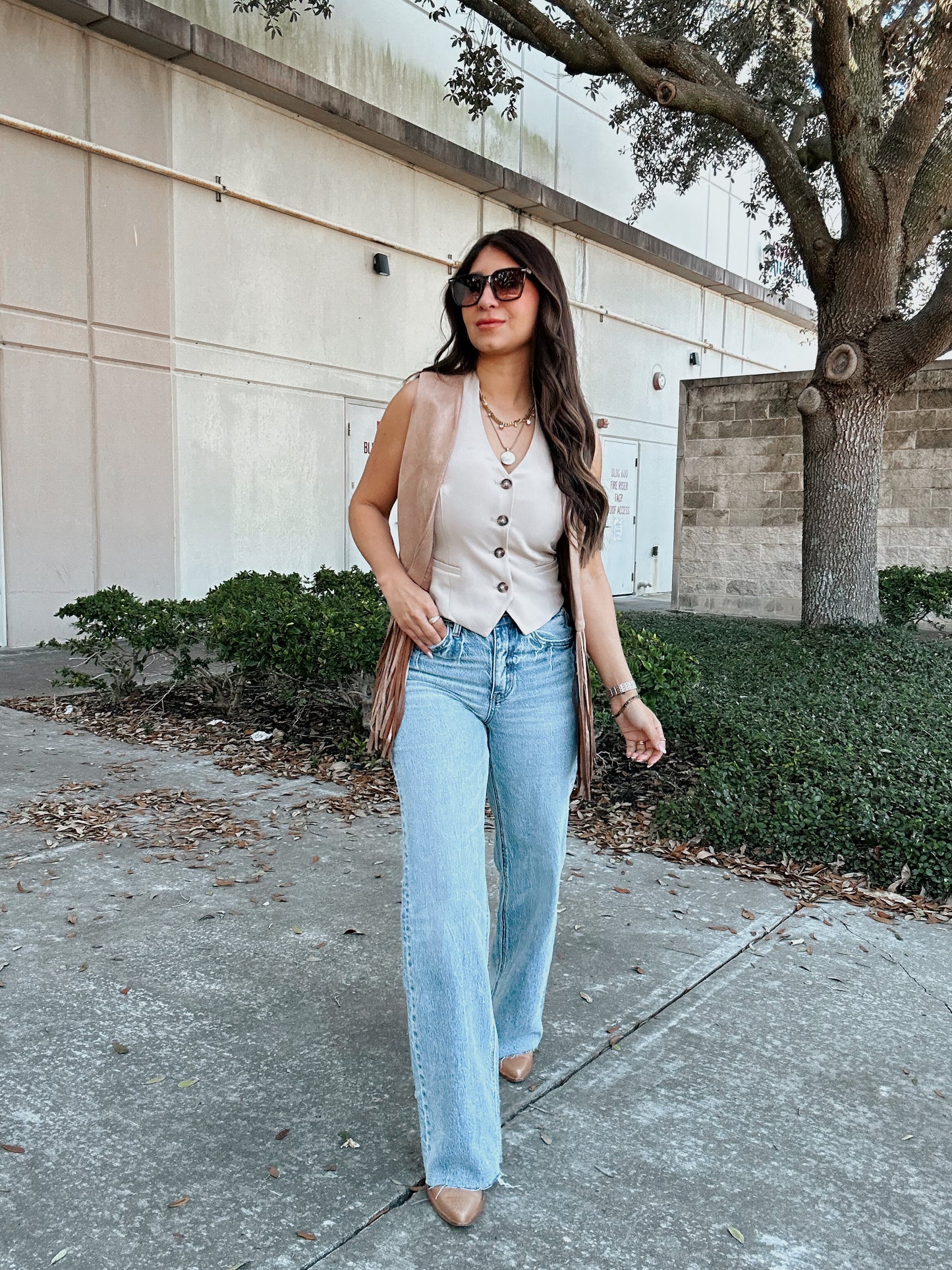 Clair Straight Wide Leg Jeans