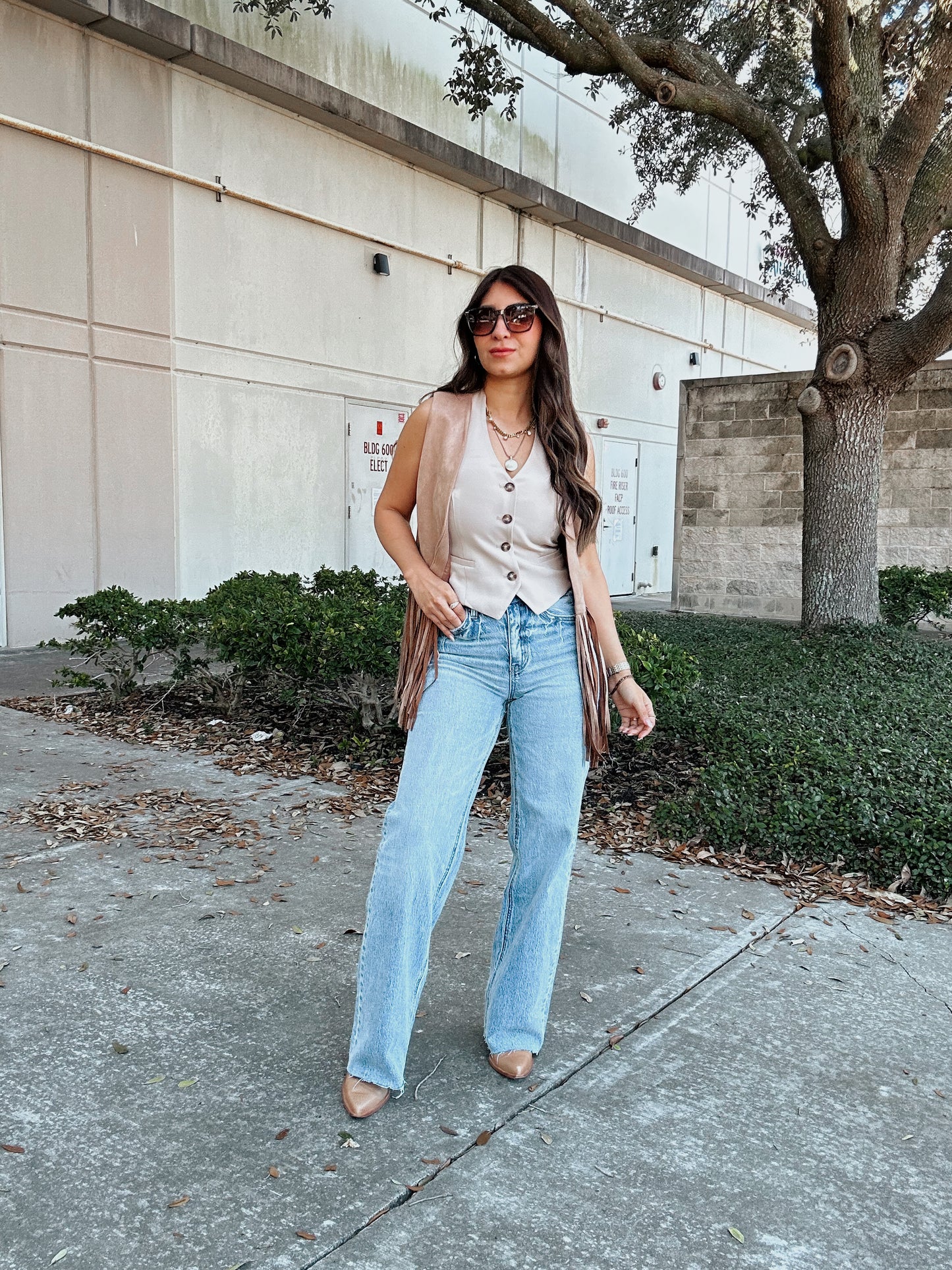 Clair Straight Wide Leg Jeans