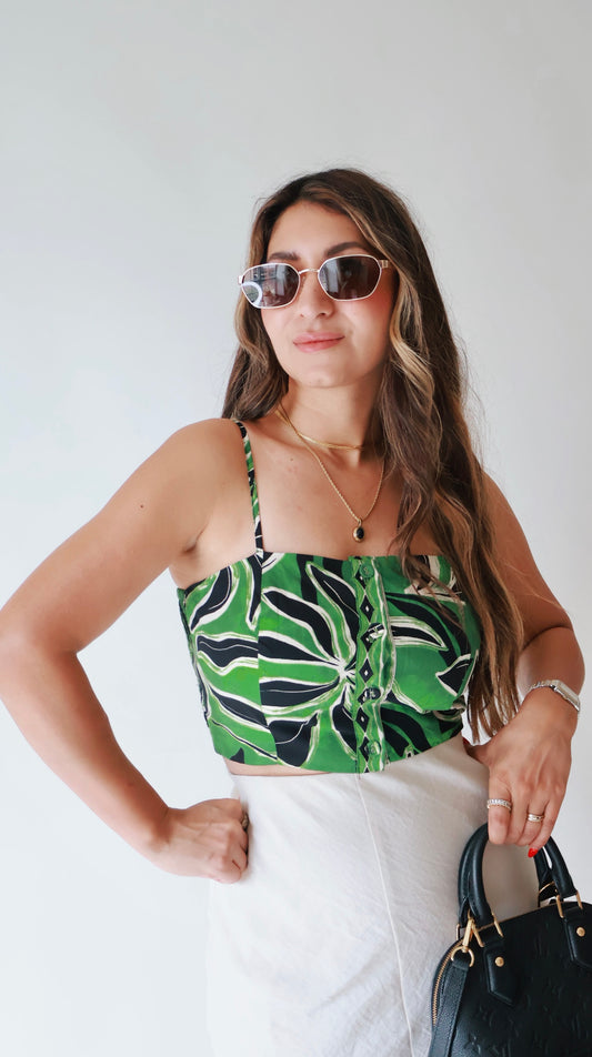Perception Front Crop Top
