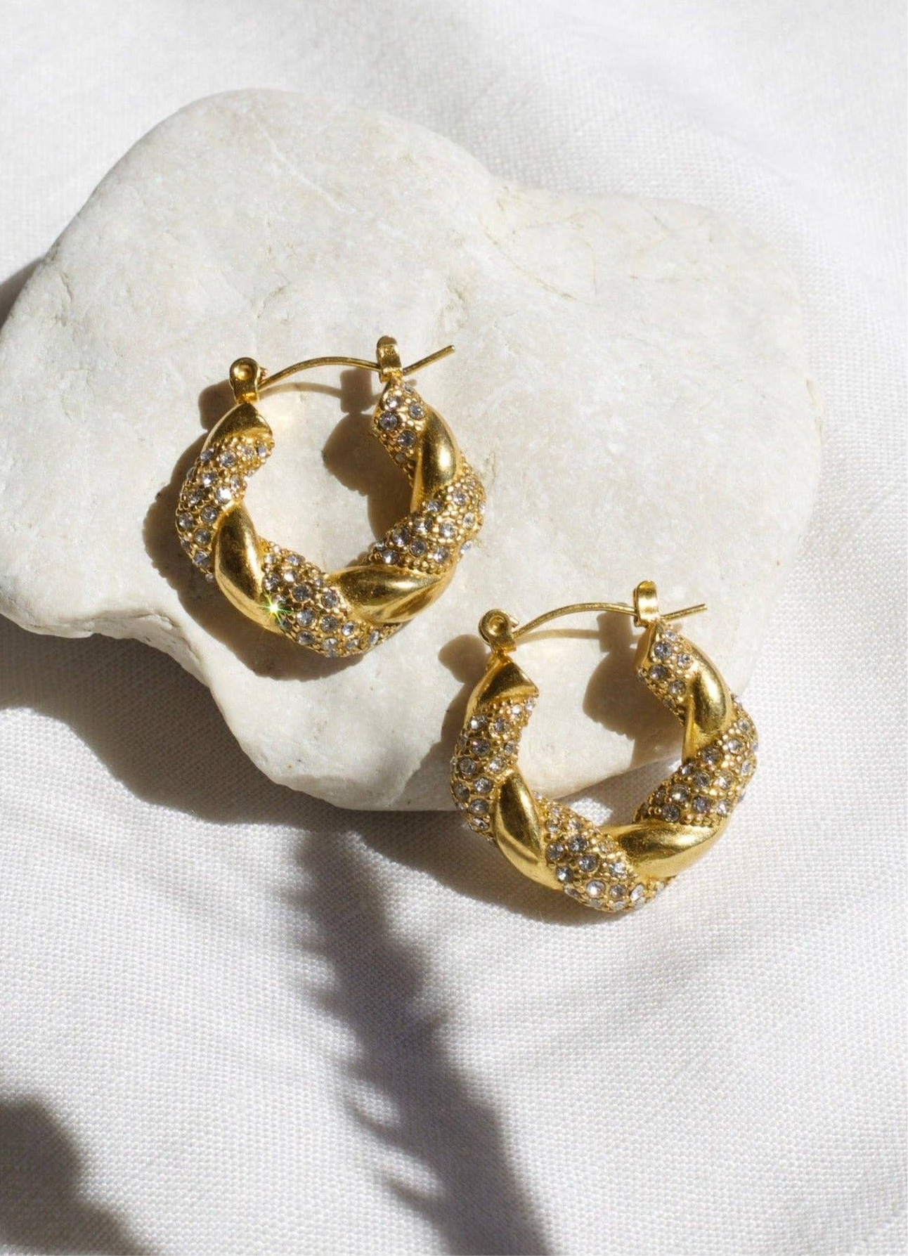 Egypt - Twisted Crystal Nugget Creoles