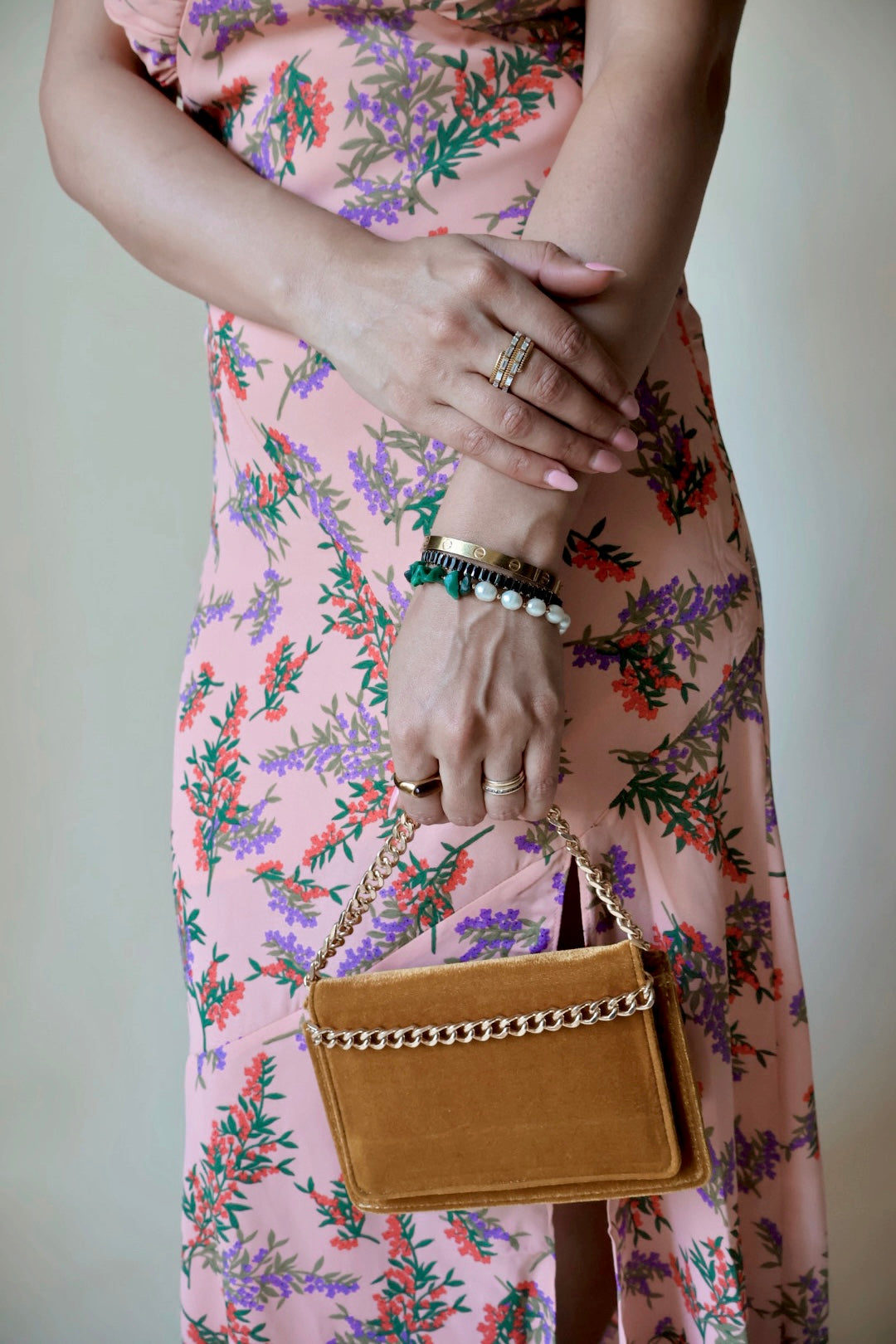 Floral Blush Maxi Dress