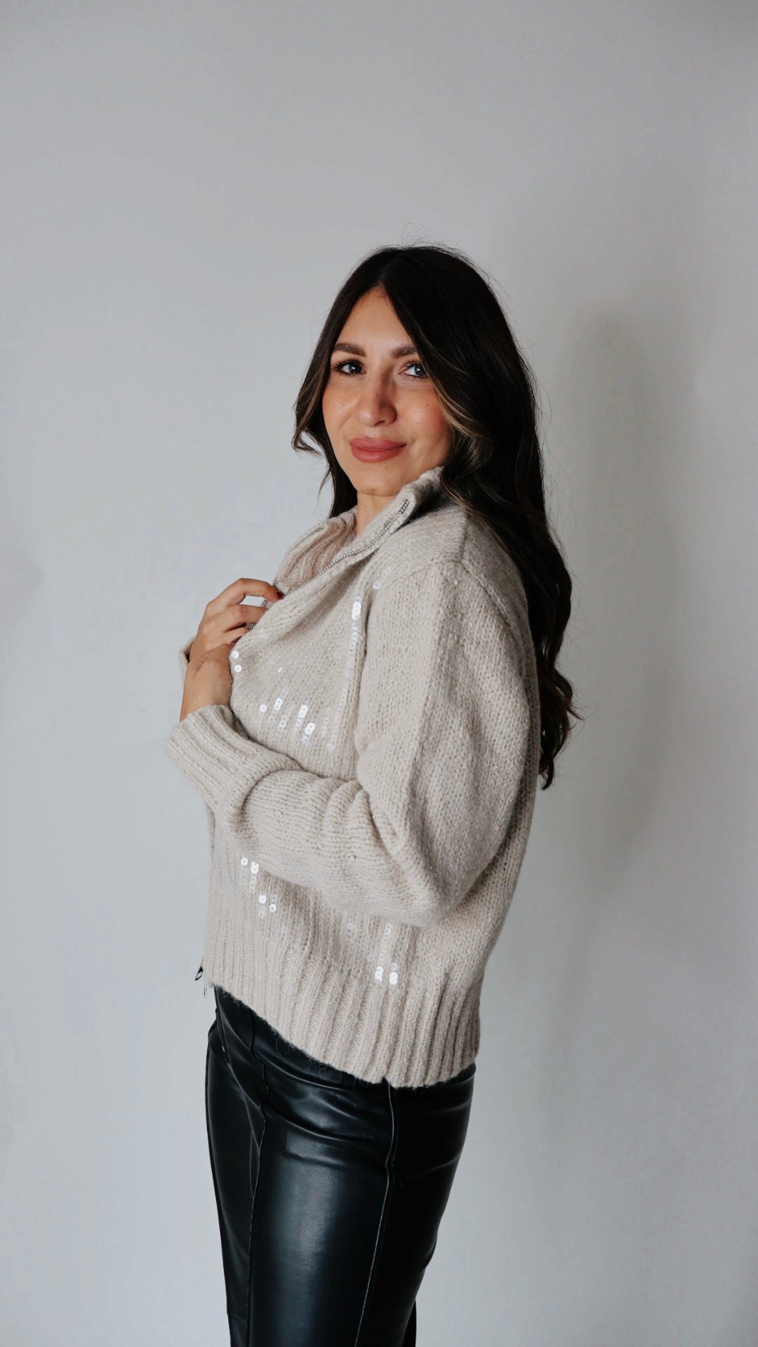 Sequined Cardigan