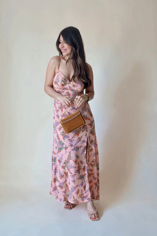 Floral Blush Maxi Dress