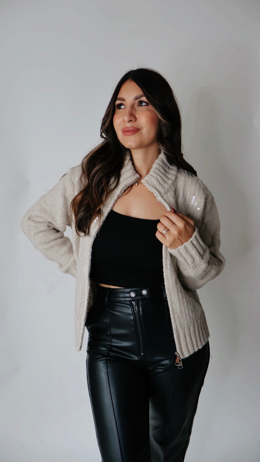 Sequined Cardigan