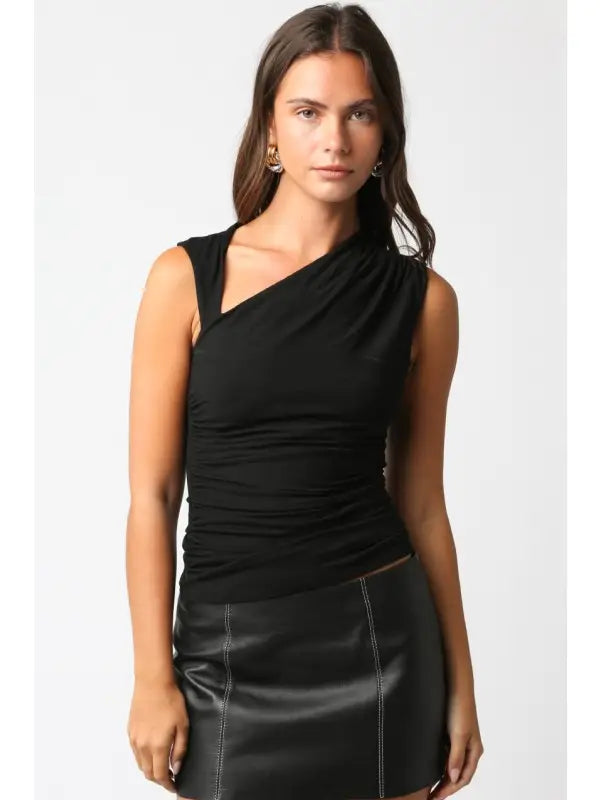 Black Asymmetrical Top