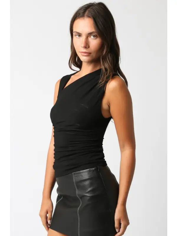 Black Asymmetrical Top