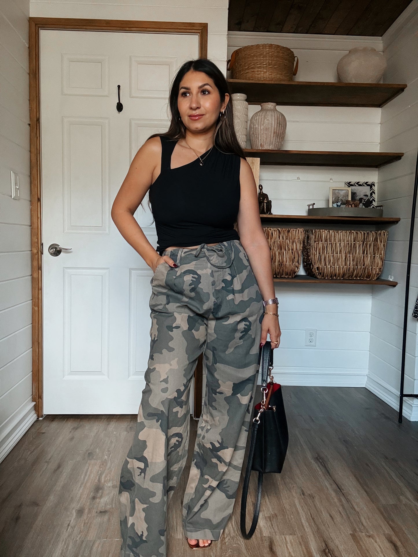 Camo Wide Leg Pants