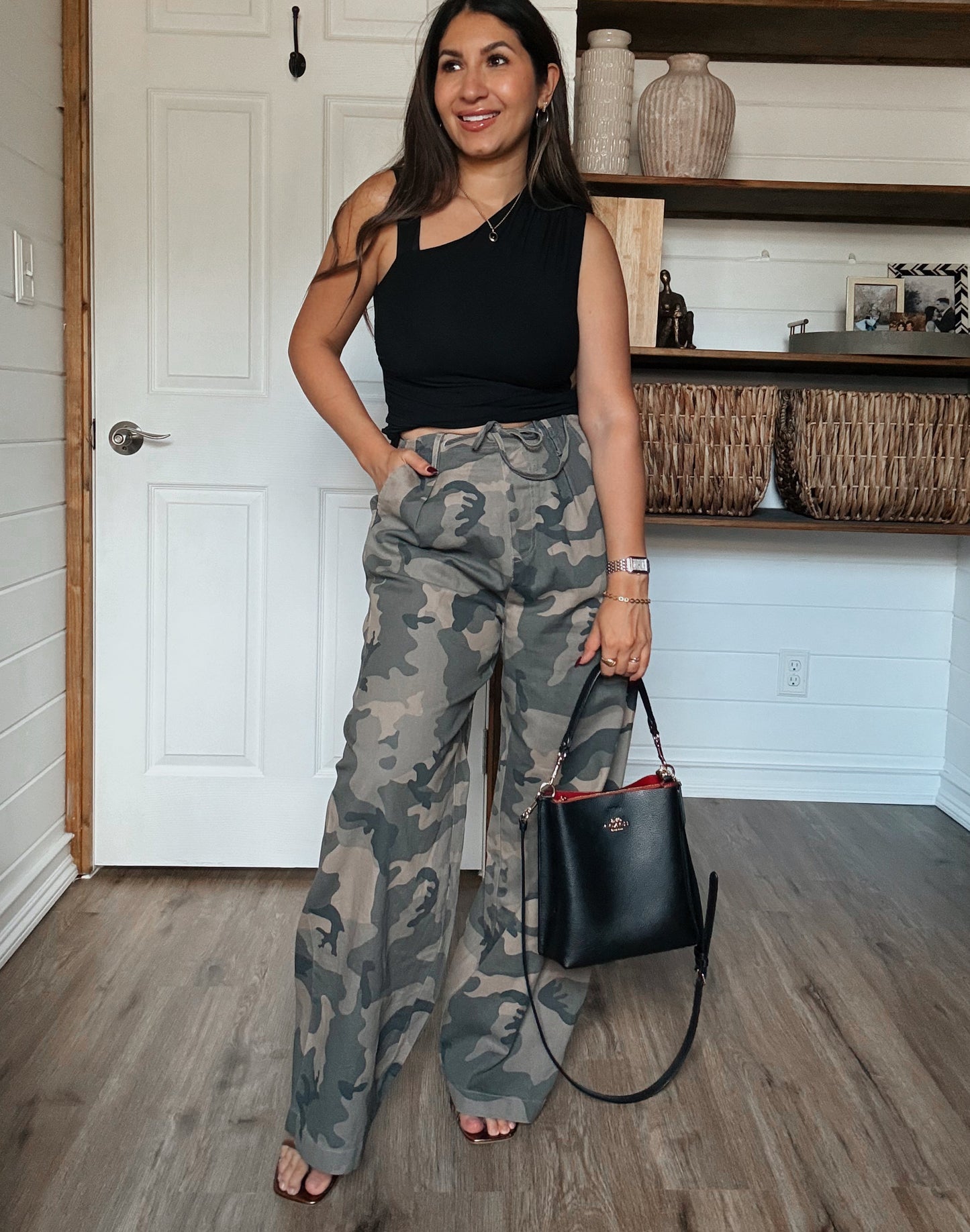 Camo Wide Leg Pants