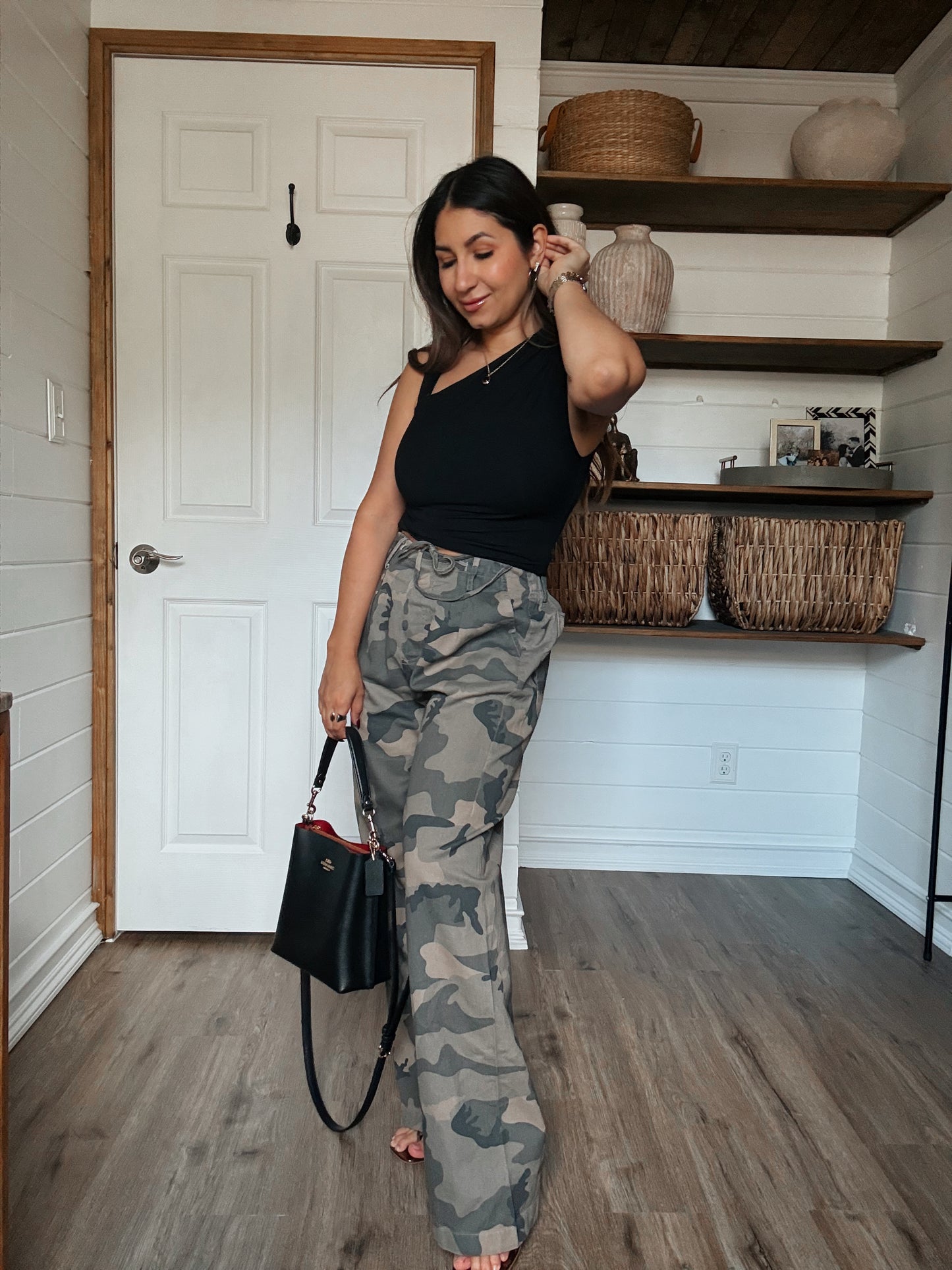 Camo Wide Leg Pants