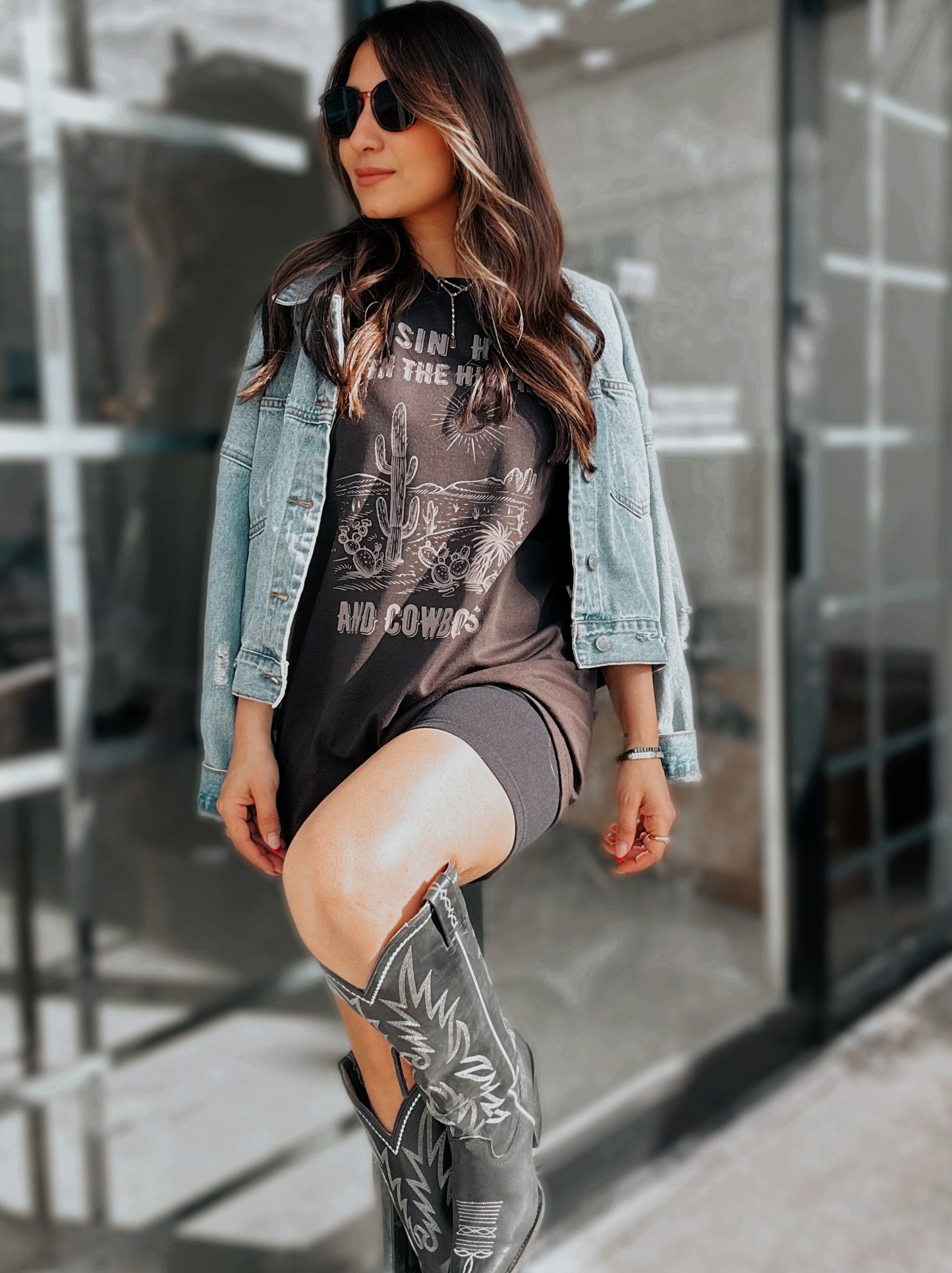 Hippies and Cowboys Tee