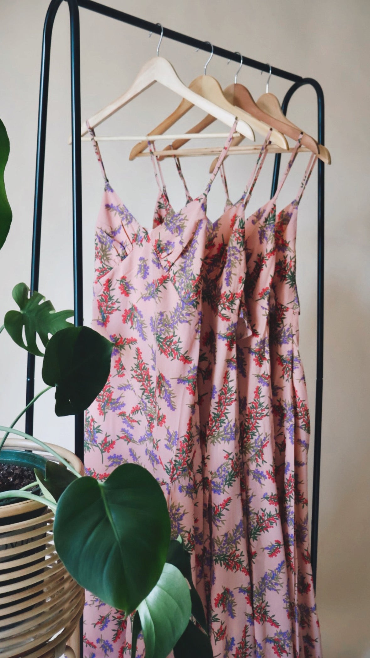 Floral Blush Maxi Dress