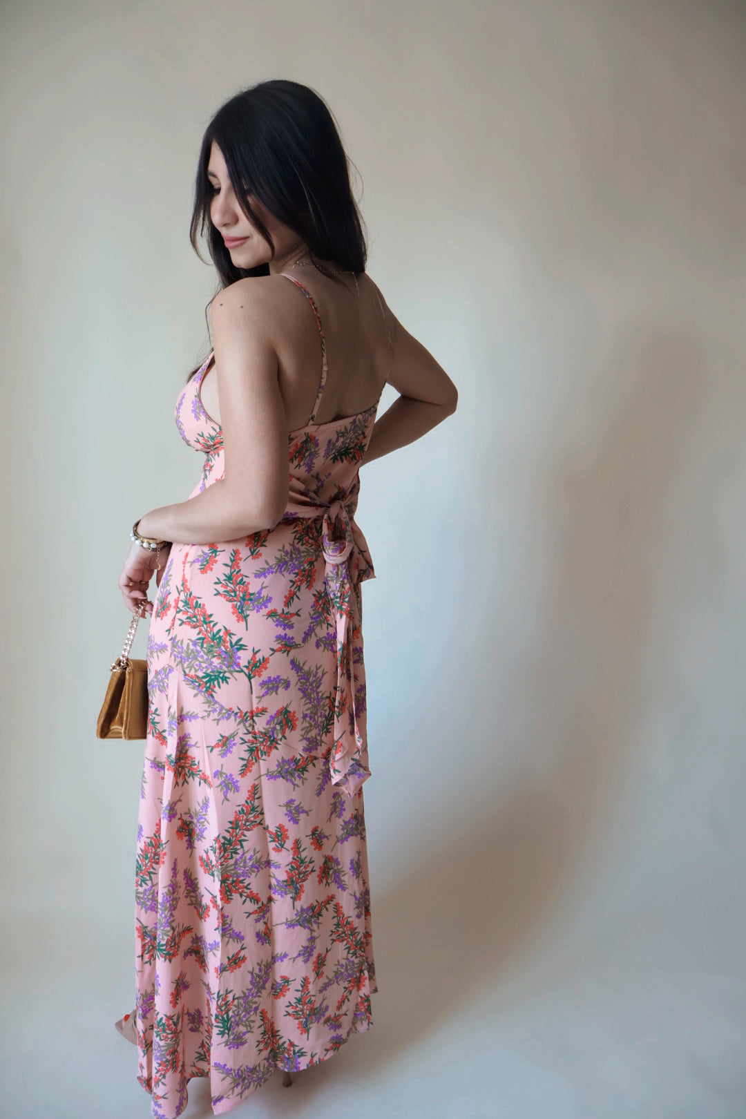 Floral Blush Maxi Dress
