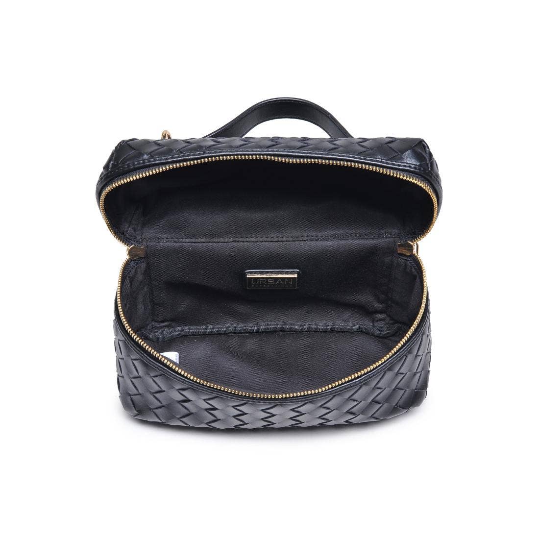 Richie Black Woven Crossbody