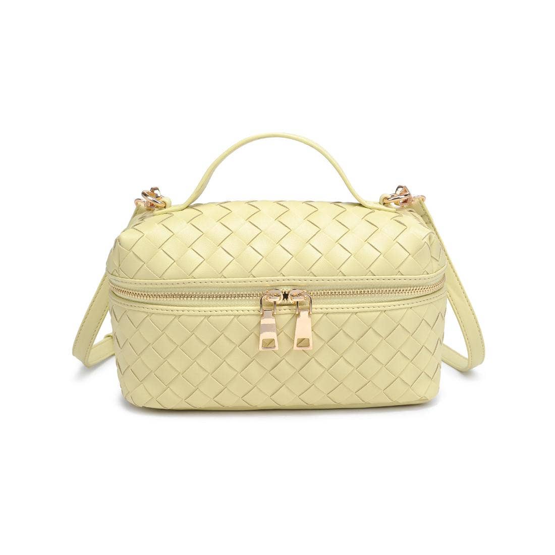 Butter Yellow Woven Crossbody