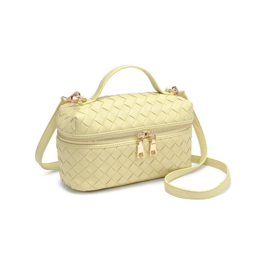 Butter Yellow Woven Crossbody
