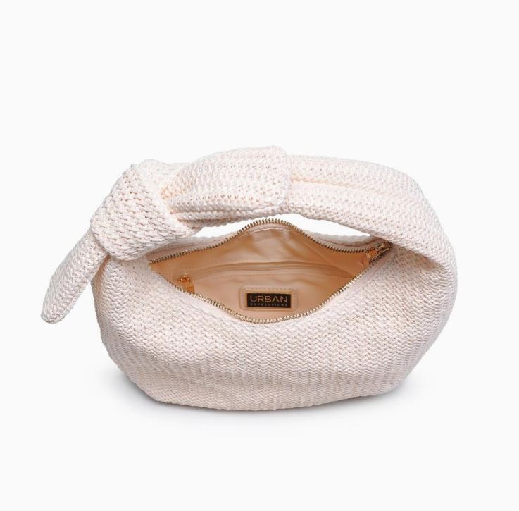 Penny Woven Clutch
