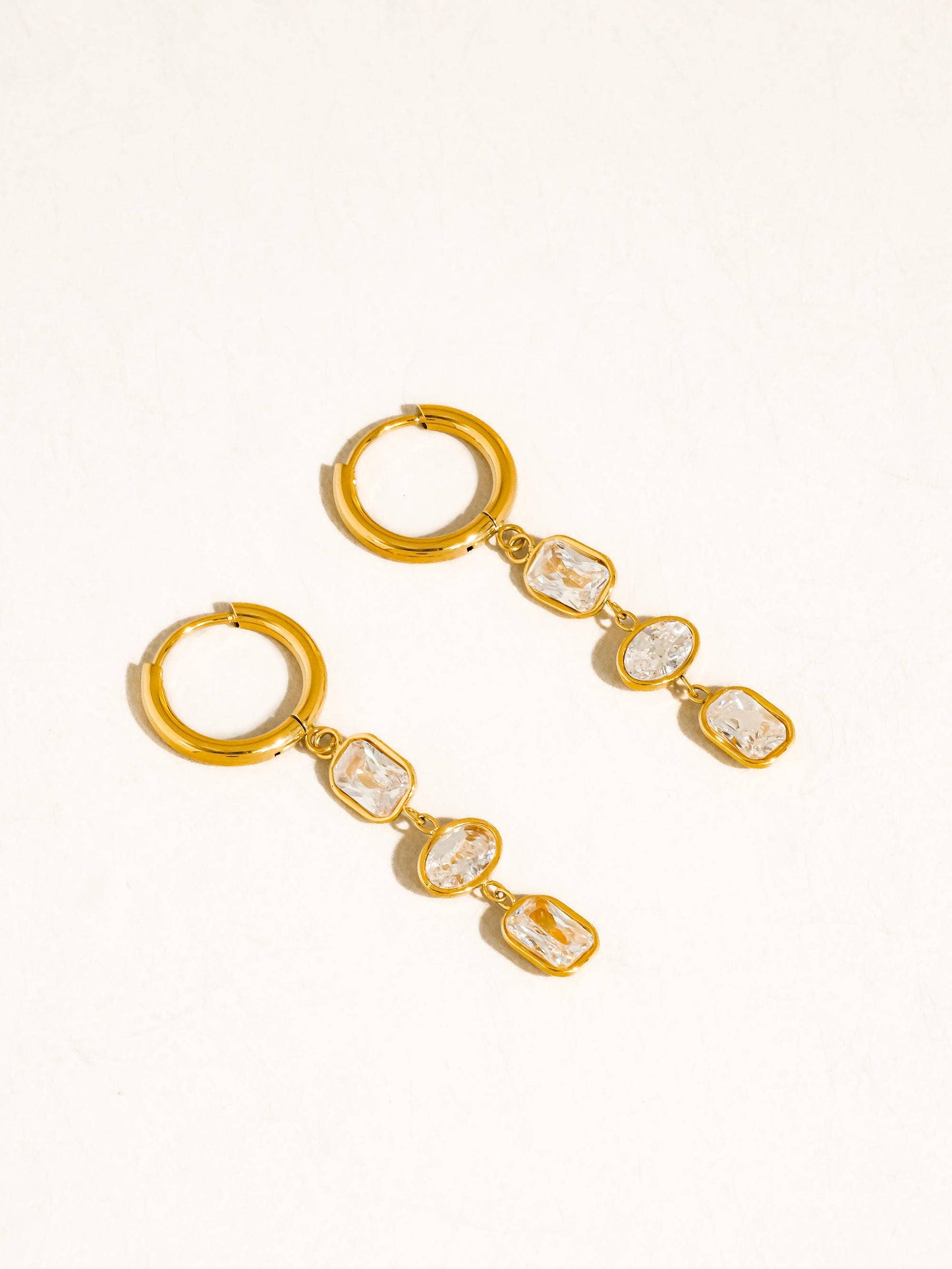 Sunniva Triple Drop Earrings