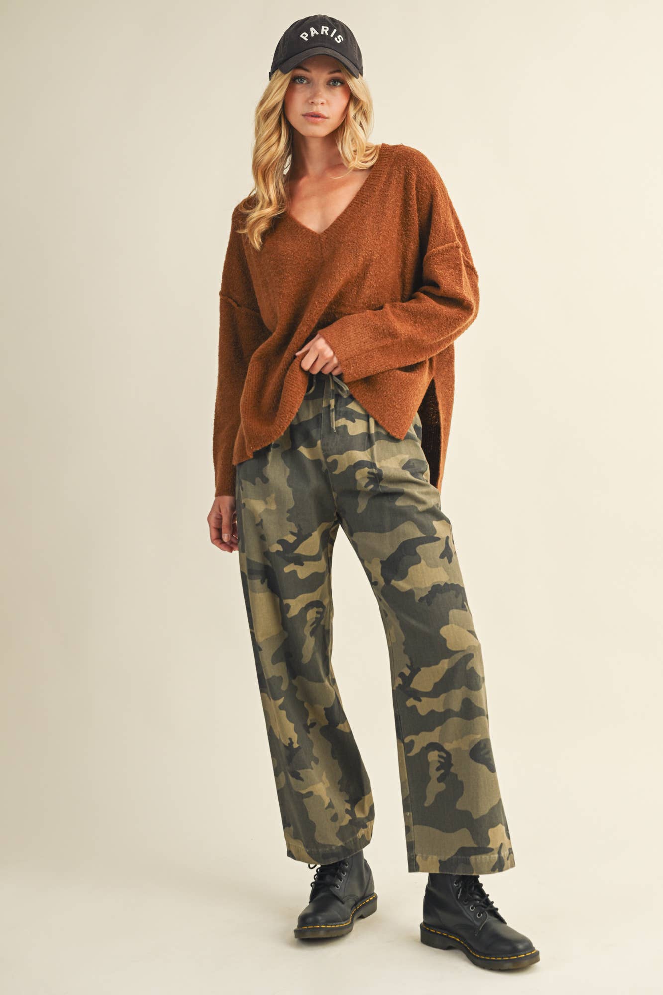 Camo Wide Leg Pants