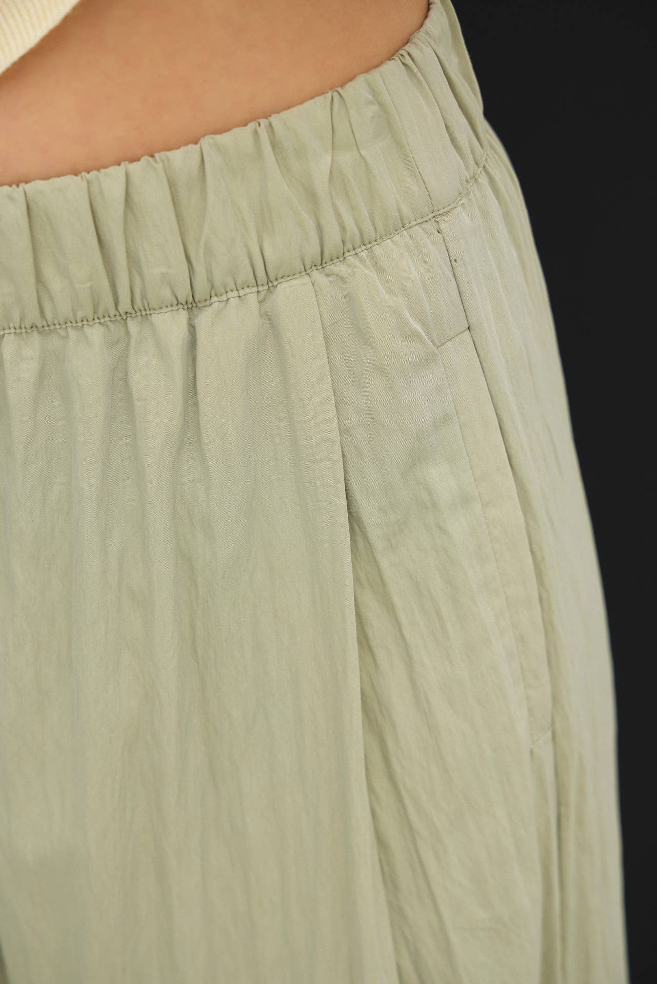 Everyday Crinkle Pants - Sage