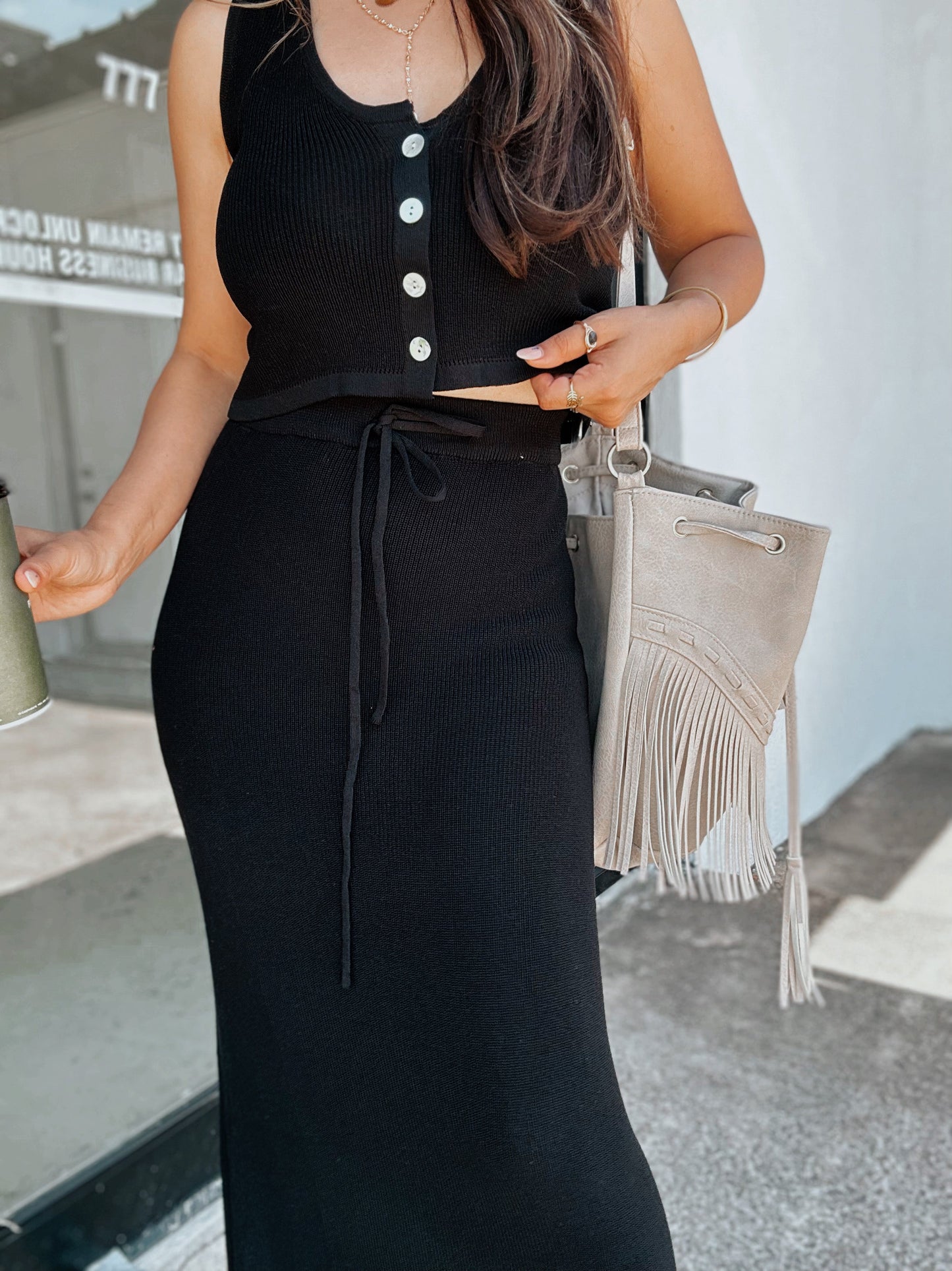Effortless Button Tank Top