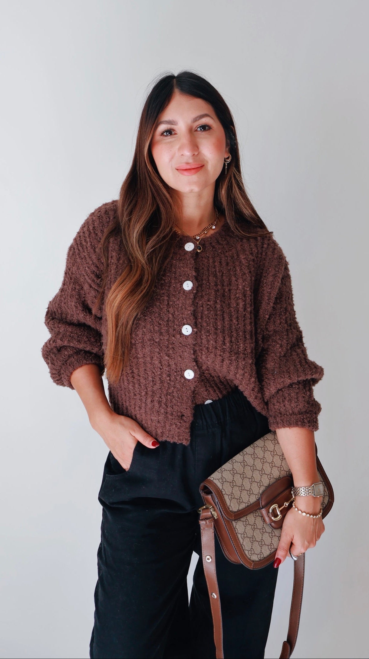 Fluffy Coco Cardigan Sweater