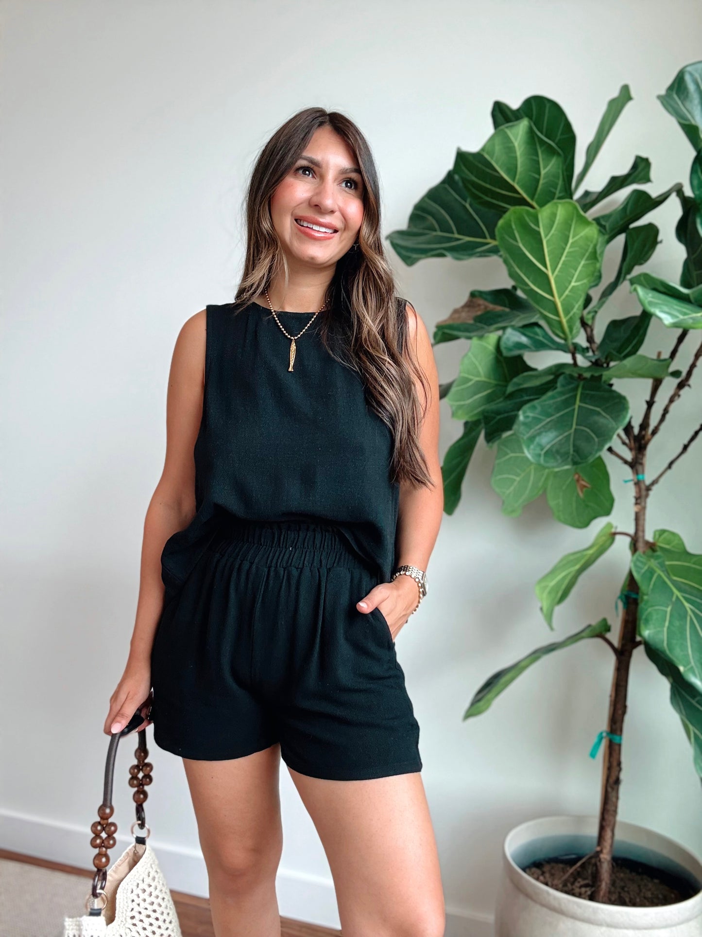Darens Linen Tank