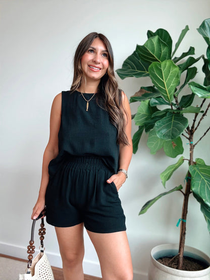 Darens Linen Tank
