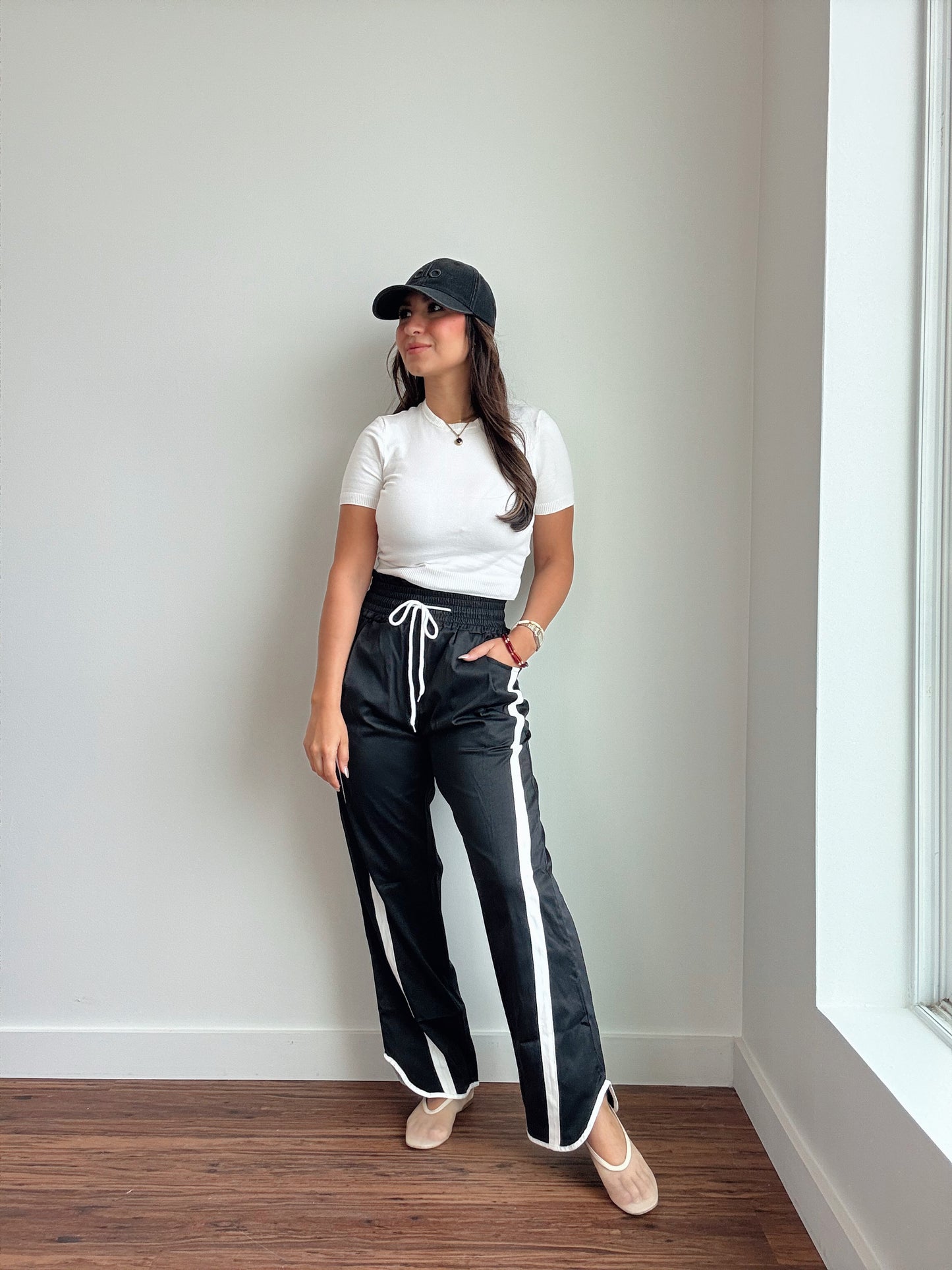 Iconic Black Track Pants