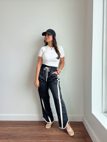 Iconic Black Track Pants