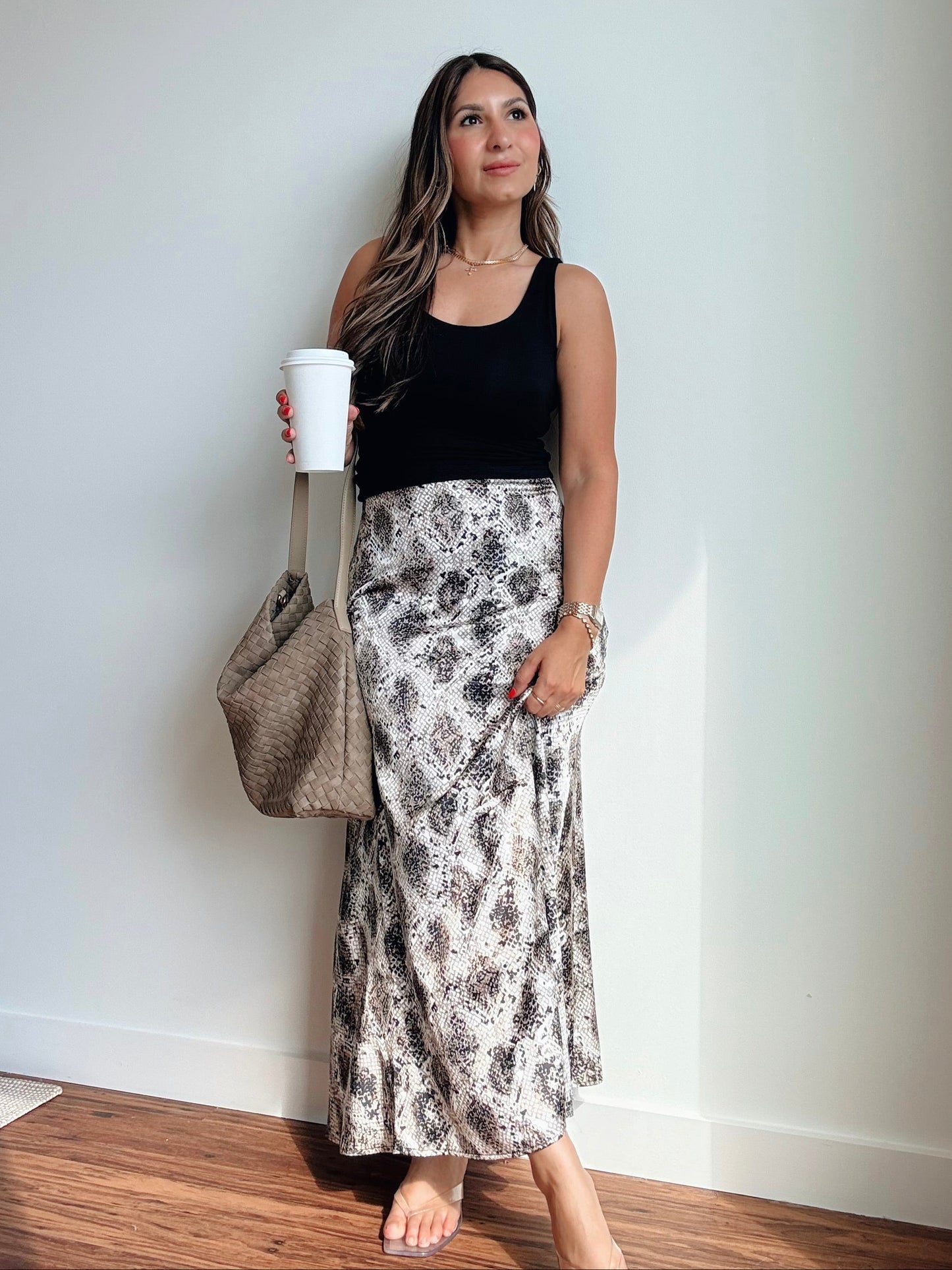 Python Maxi Skirt