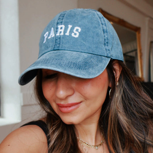 Paris Denim Hat